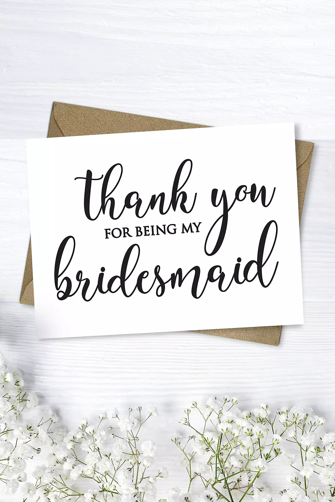 Bridesmaid Thank You Card Image