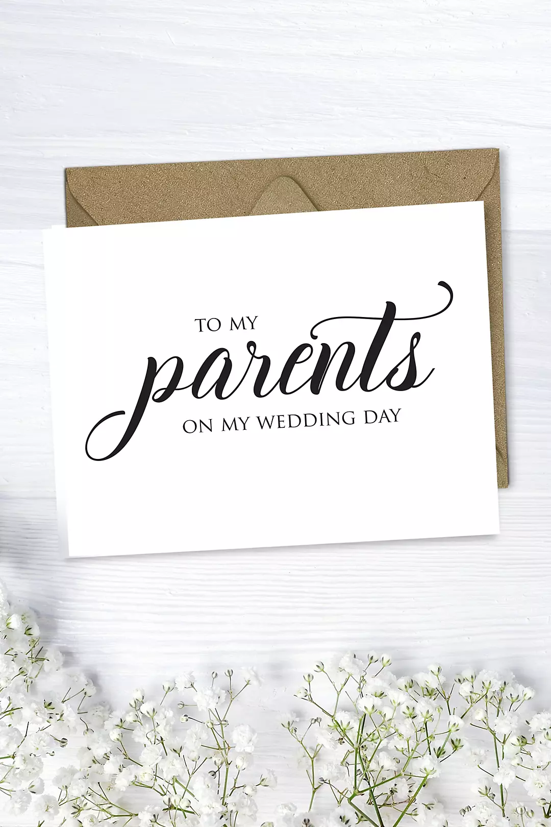 To My Parents Wedding Card Image