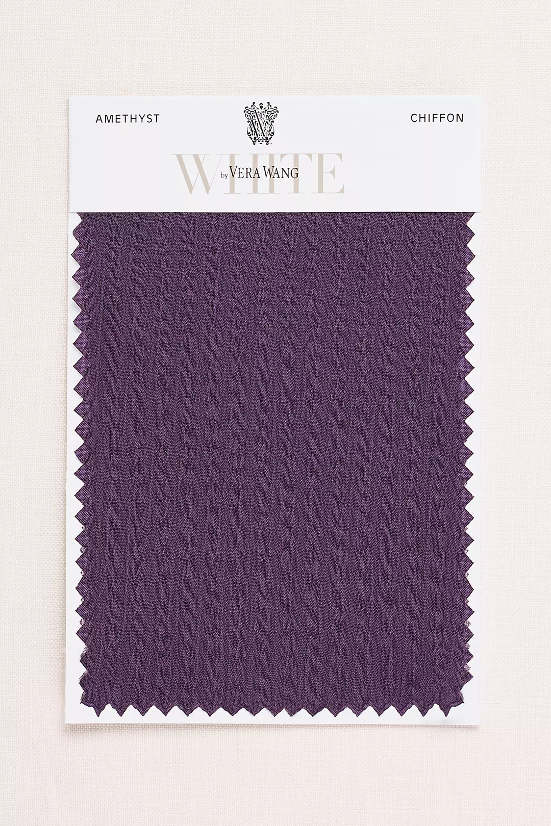 Amethyst Crinkle Chiffon Fabric Swatch Image