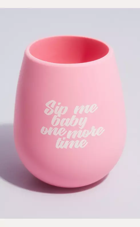Sip Me One More Time Silicone Wine Glass Image 1