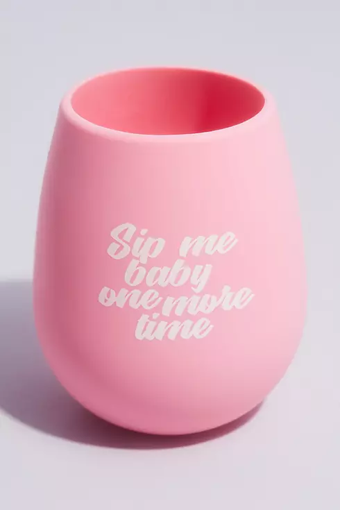 Sip Me One More Time Silicone Wine Glass Image 1