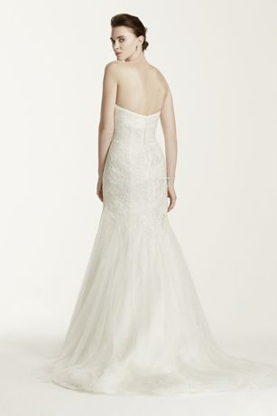 david's bridal oleg cassini mermaid