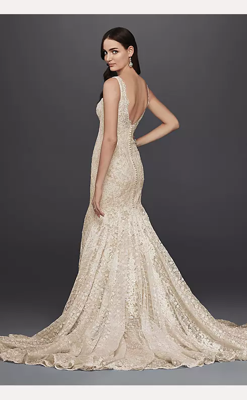 As-Is All-Over Lace Trumpet Wedding Dress  Image 2