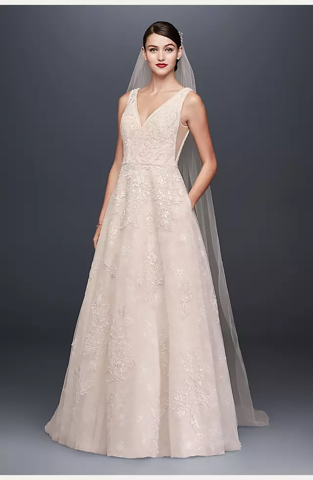 19+ Applique Lace Wedding Dress