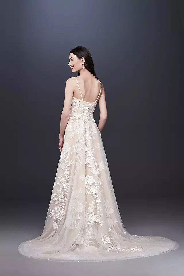 Organza A-Line Wedding Dress with Ballerina Bodice Image 2