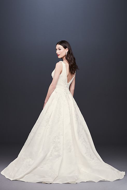 As-Is Satin Ball Gown Wedding Dress Image 2
