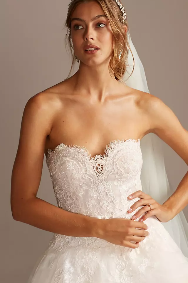 Tiered Skirt Plus Size Wedding Dress – daisystyledress