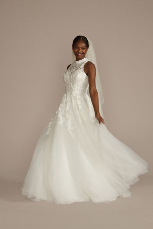 Oleg Cassini Lace Wedding Dress