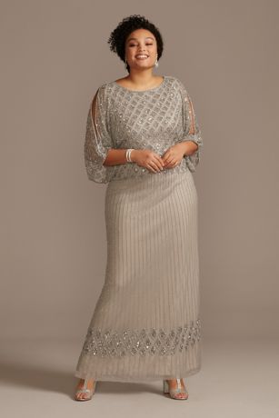 mother of the groom dresses 3 4 sleeve