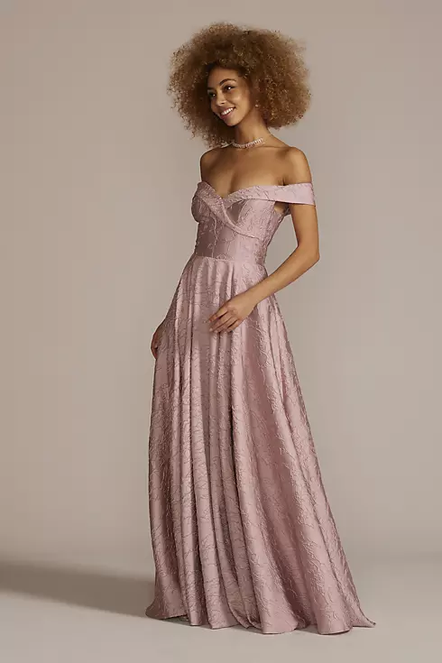 Off-the-Shoulder Sweetheart Ball Gown Image 1