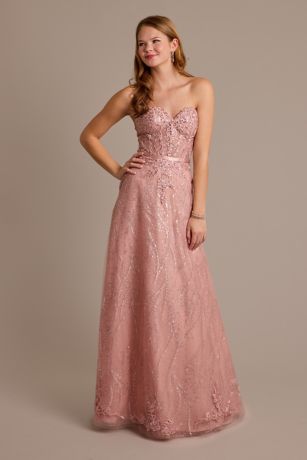 Light Pink Prom Dress Tumblr