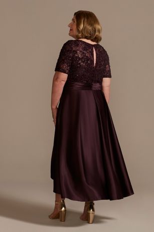 illusion ball gown