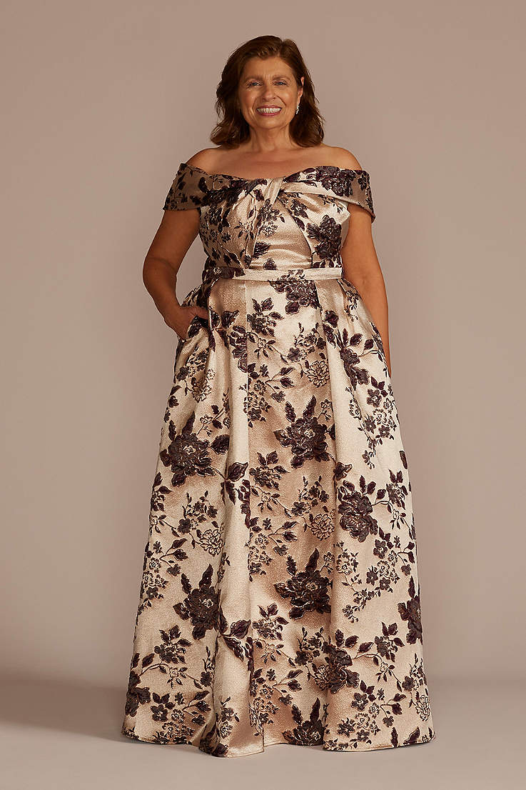 MOTHER OF THE GROOM PLUS SIZE DRESS SPECIAL OCCASION FORMAL EVENING CHURCH GOWN 
