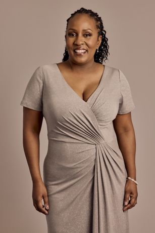twist front dress