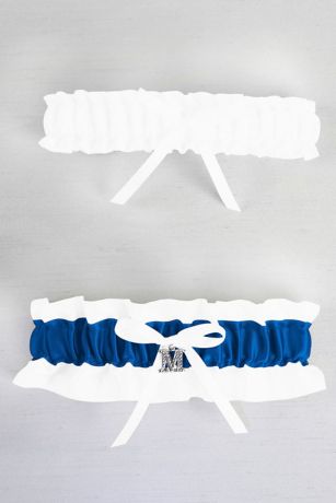 plus size blue garter