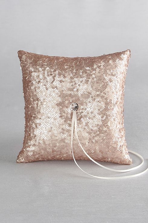 Sequin Ring Bearer Pillow Image