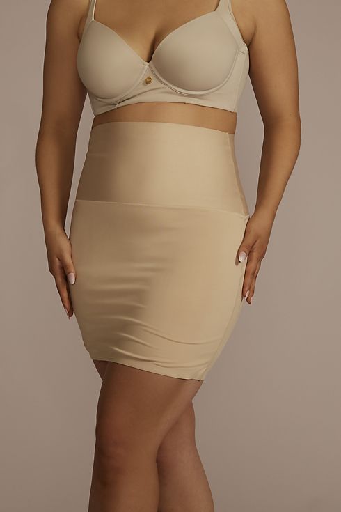 Fitted Short Skirt Slip Image 1