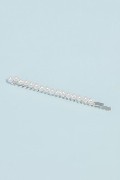 Pearl and Crystal Strands Bobby Pin Seven Pack Image 4