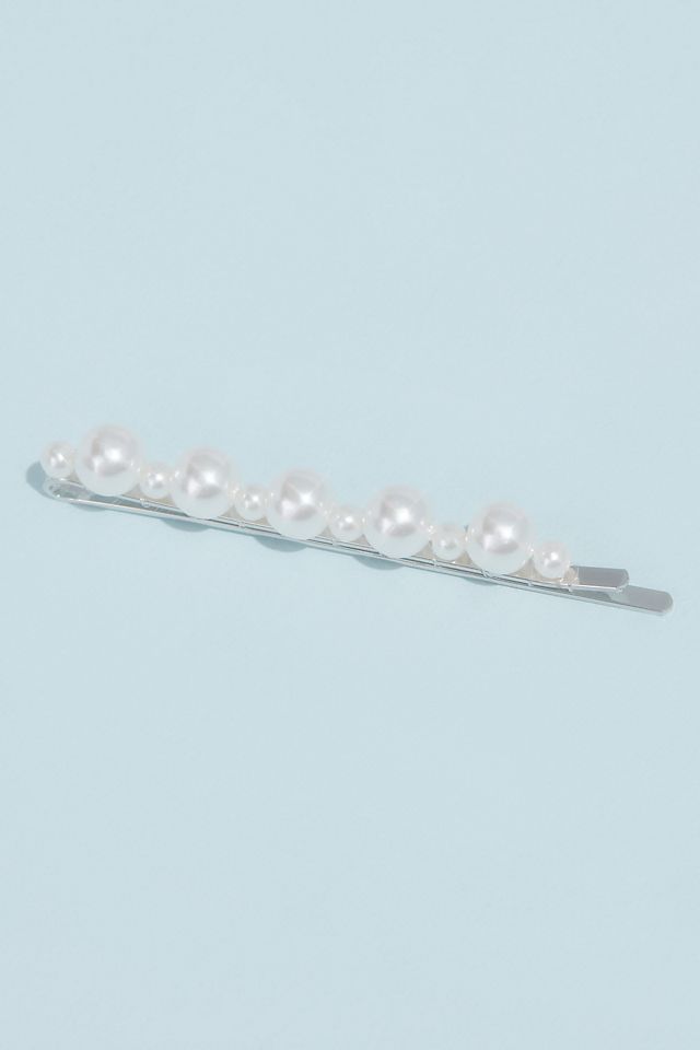 Pearl and Crystal Strands Bobby Pin Seven Pack Image 5