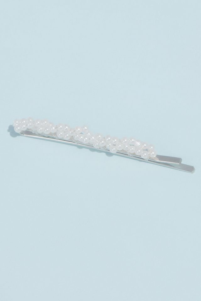 Pearl and Crystal Strands Bobby Pin Seven Pack Image 3