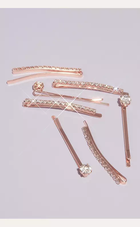 Crystal Embellished Hairpins Set Image 1