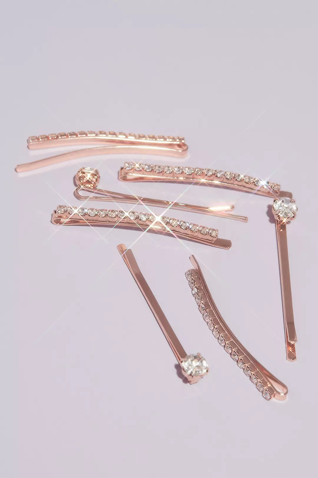 Crystal Embellished Hairpins Set Image