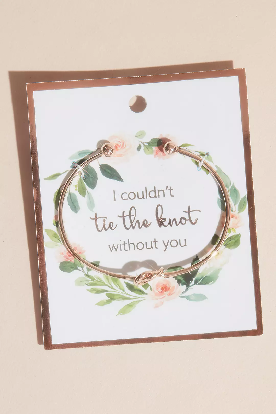 I Couldnt Tie The Knot Without You Bracelet Image