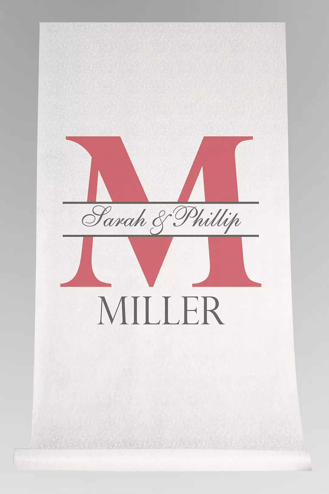 DB Exc Personalized Bold Initial Aisle Runner Image