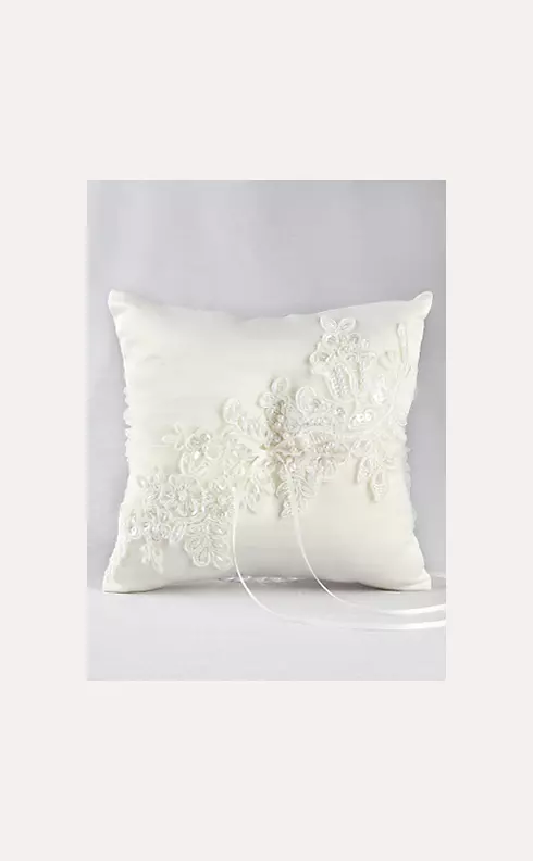 Sea of Petals Ring Bearer Pillow Image 2
