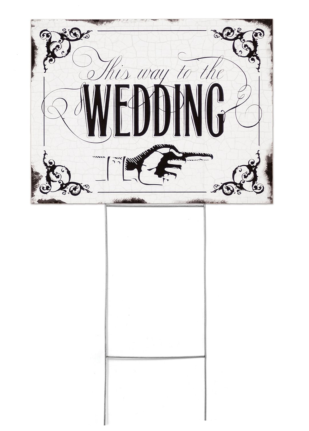 Vintage Wedding Sign Image 1