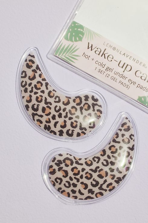 Wake Up Call Hot Cold Under-Eye Gel Pads Leopard Image 1