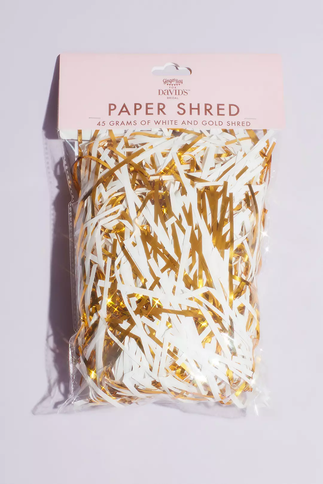 4oz Paper Shred White/Gold