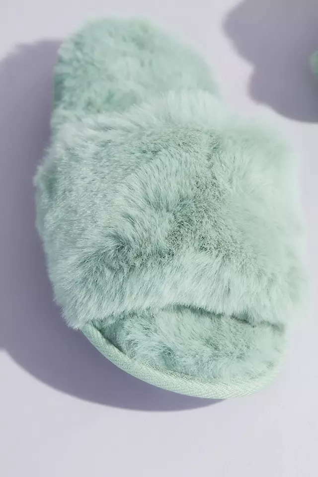 Fuzzy Slide Slippers Image 3