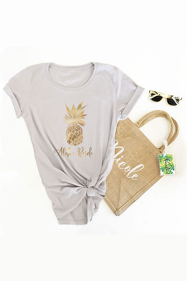 Personalized Tropical Fitted Tee Image 6