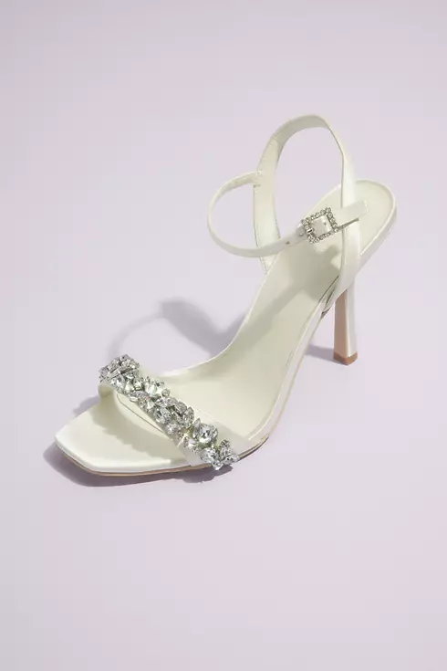 Crystal Embellished Stiletto Sandals Image 1