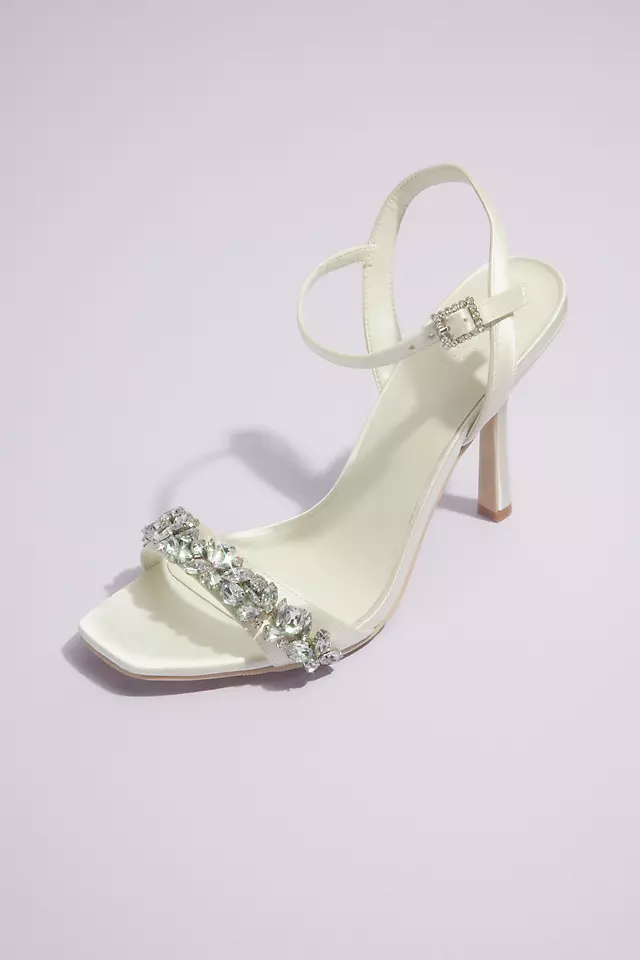 Crystal Embellished Stiletto Sandals Image