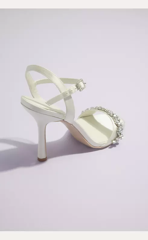 Crystal Embellished Stiletto Sandals Image 2