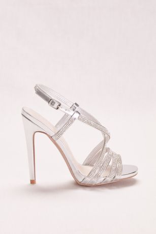 felda crystal embellished strappy evening shoe