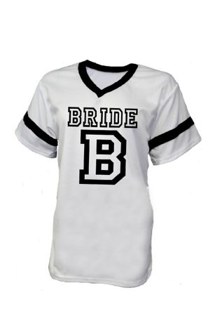 White Bride Football Jersey