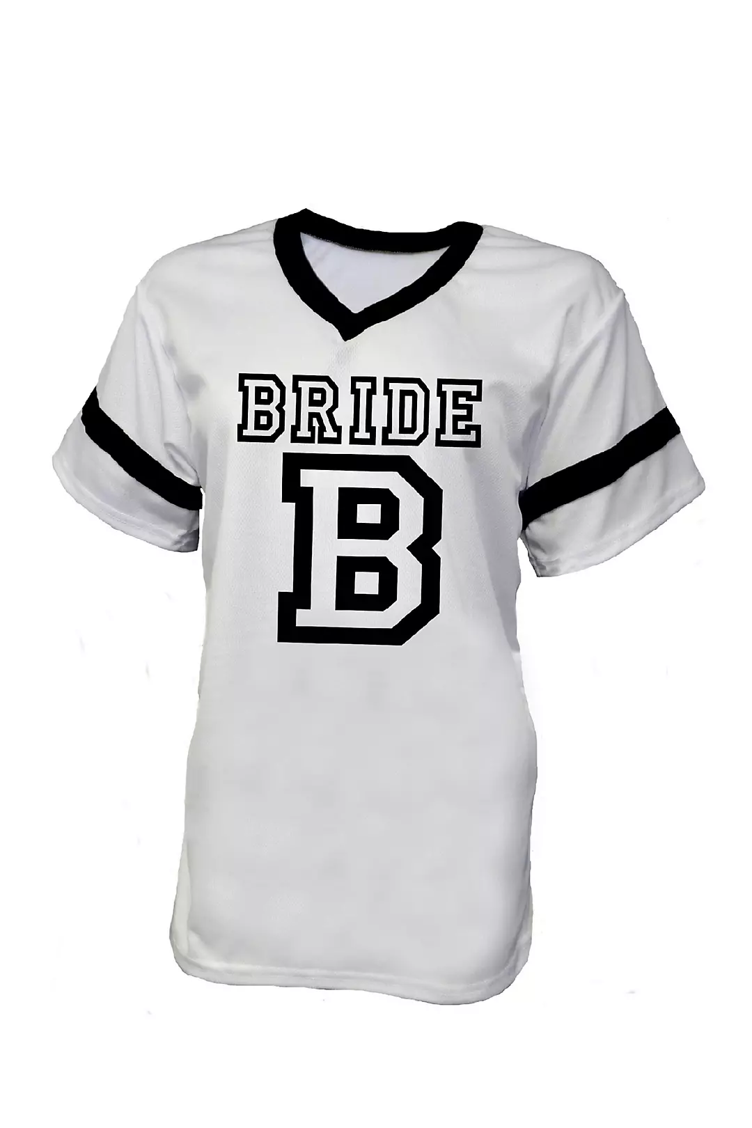 White Bride Football Jersey Image