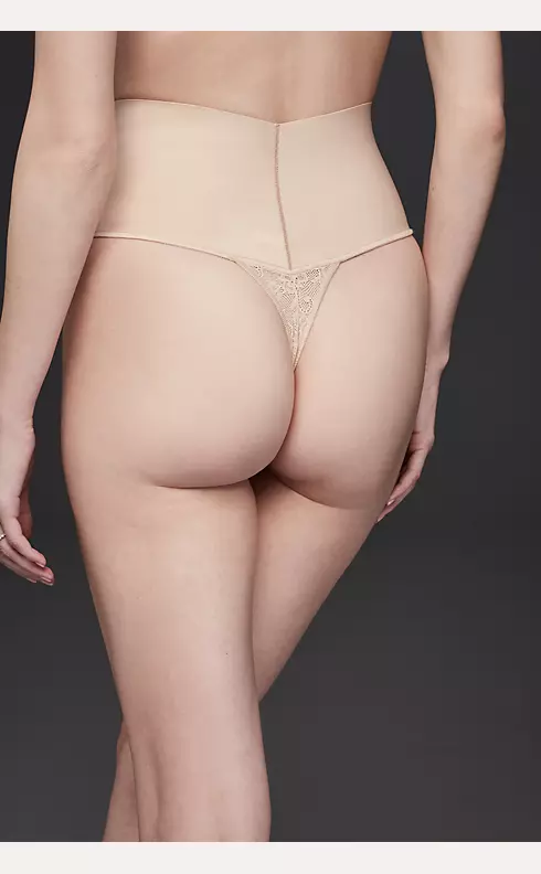 Maidenform Body Shaping Wide-Band Thong Panty Image 2