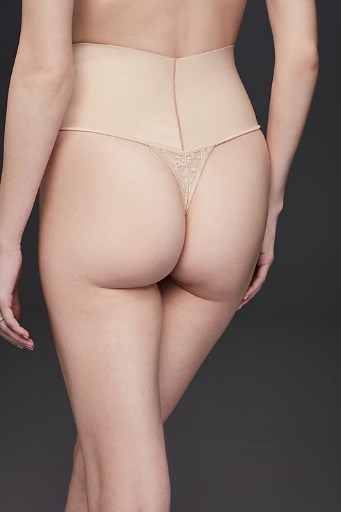 Maidenform Body Shaping Wide-Band Thong Panty Image 2