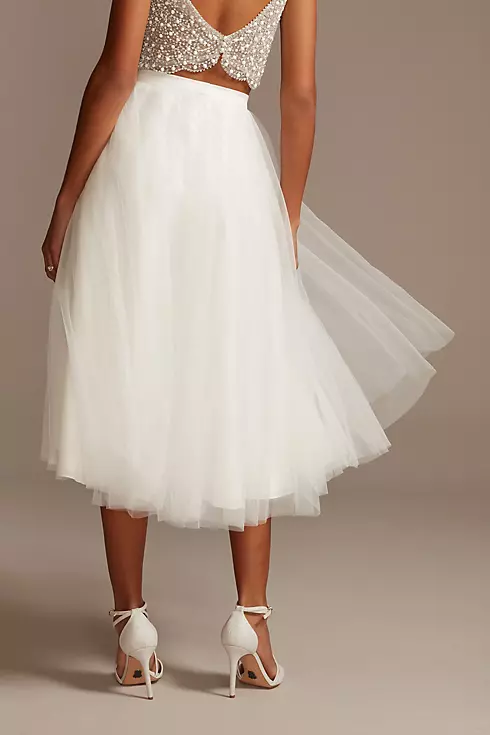Tulle Wedding Separates Midi Skirt Image 2
