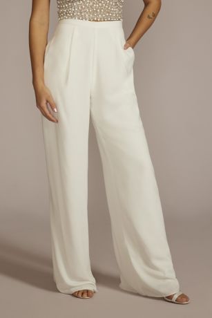 Wide leg pants for wedding clearance guest