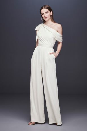 wedding one piece pantsuit