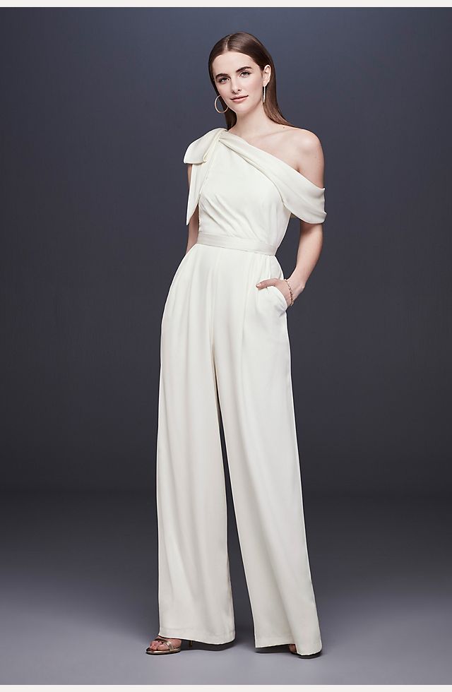 Elegant White Jumpsuit White Jumpsuit Elegant Bridal -  in 2023