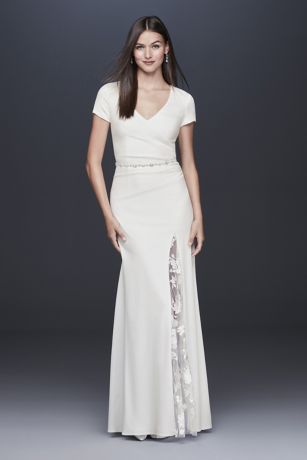 modest casual wedding dresses