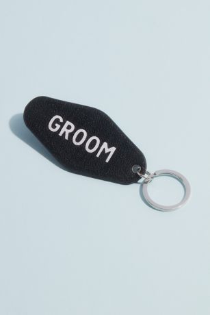 Groom Hotel Style Key Ring