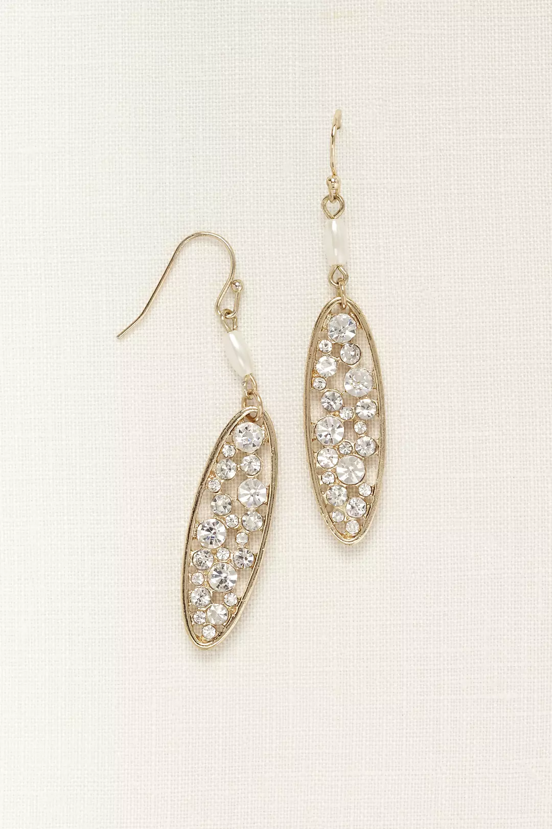 Crystal Filled Earrings Image 2