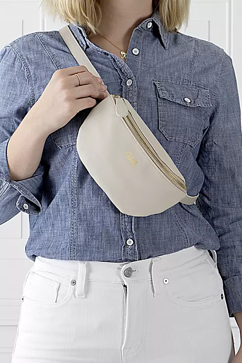Personalized Vegan Leather Belt Bag Image 2